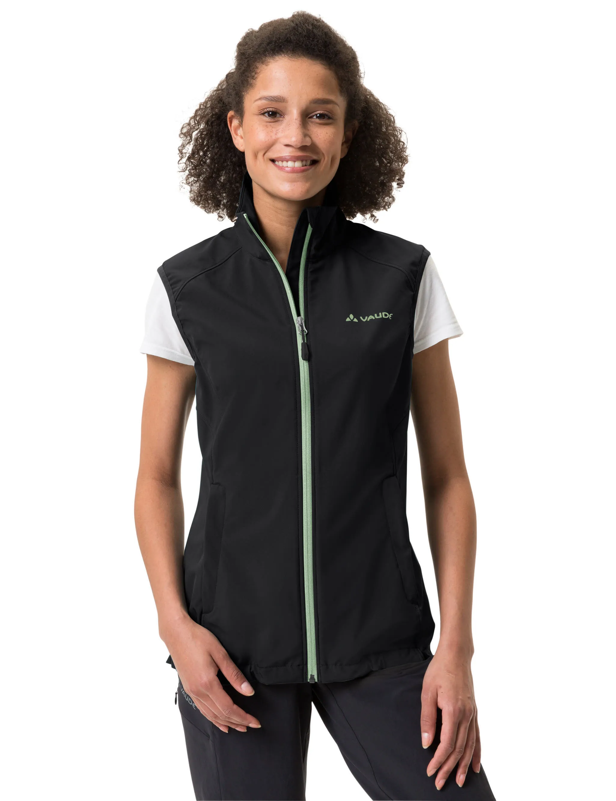 Vaude Women´s Hurricane Vest III Softshellweste Windweste Damen schwarz