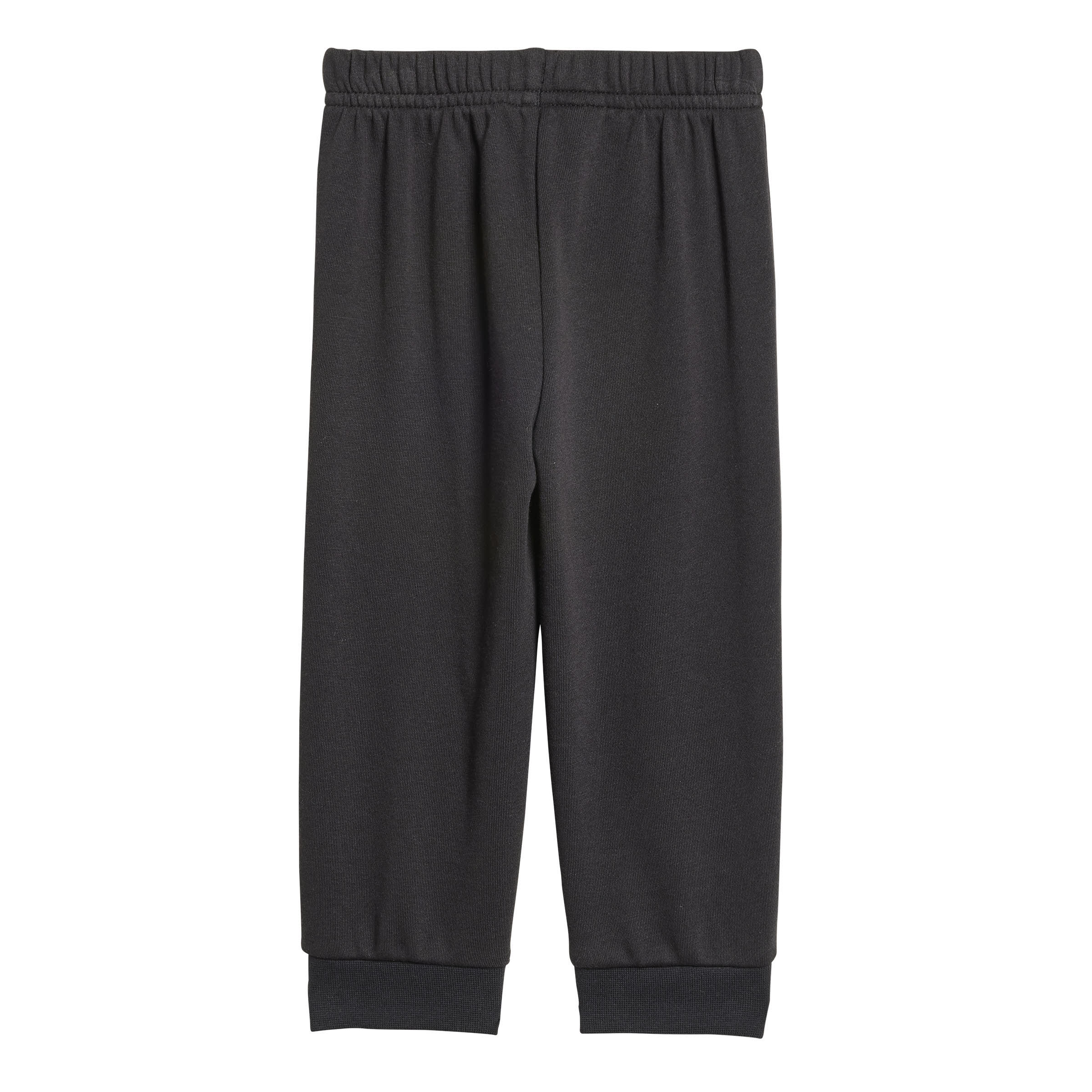 adidas Essentials Colorblock Kids Jogginganzug Kinder schwarz grau