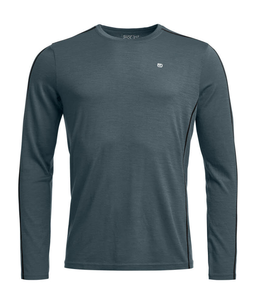 Ortovox 185 ROCK'N'WOOL Longsleeve Unterhemd grau