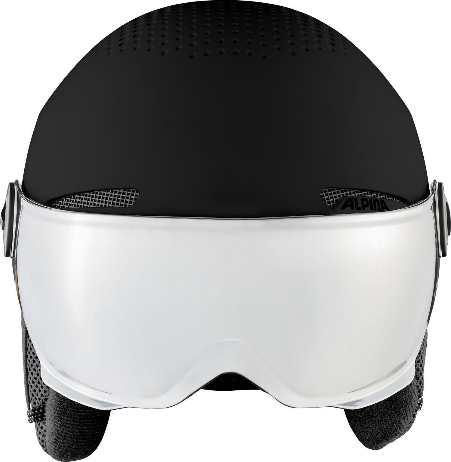 Alpina Arber Visor Q-Lite Skihelm Hardshell-Außenschale schwarz