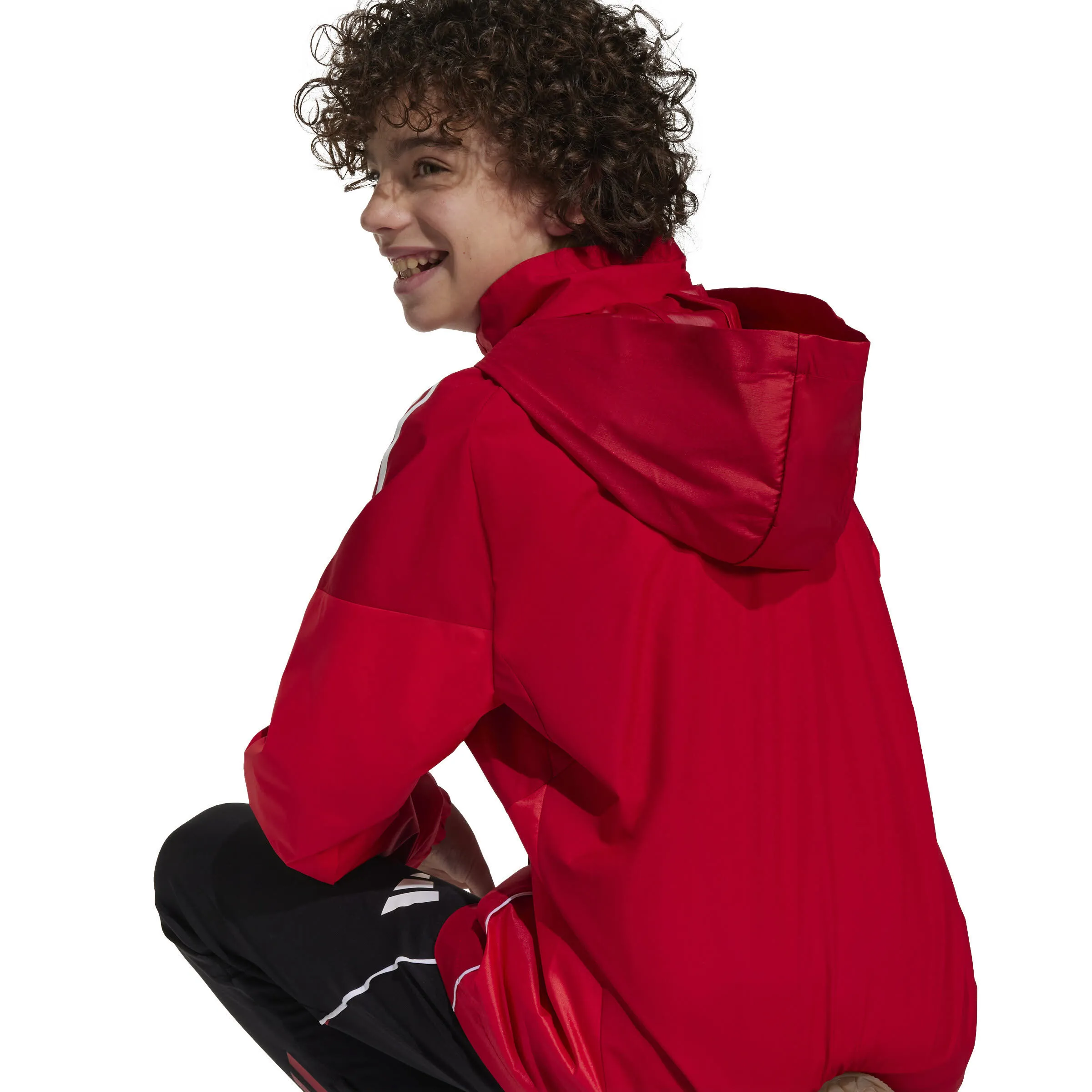 adidas Tiro 25 Competition All-Weather Kinder Regenjacke rot