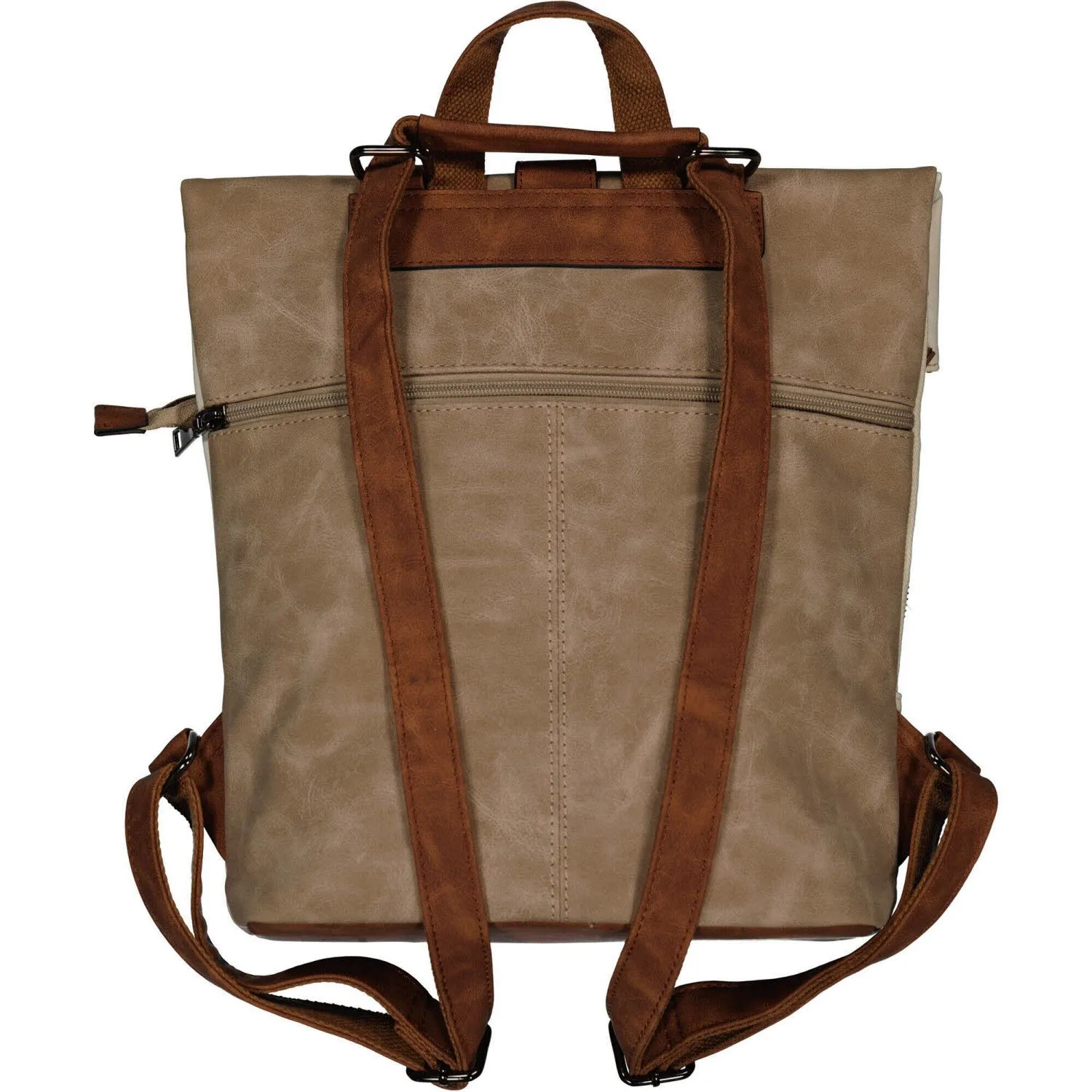 Dernier DI-2009 Damen Handtasche Modetasche beige