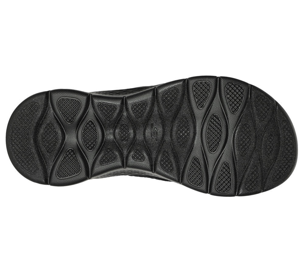 Skechers GO WALK FLEX SANDAL - SPLENDOR Damen Flip-Flops Sandalen schwarz