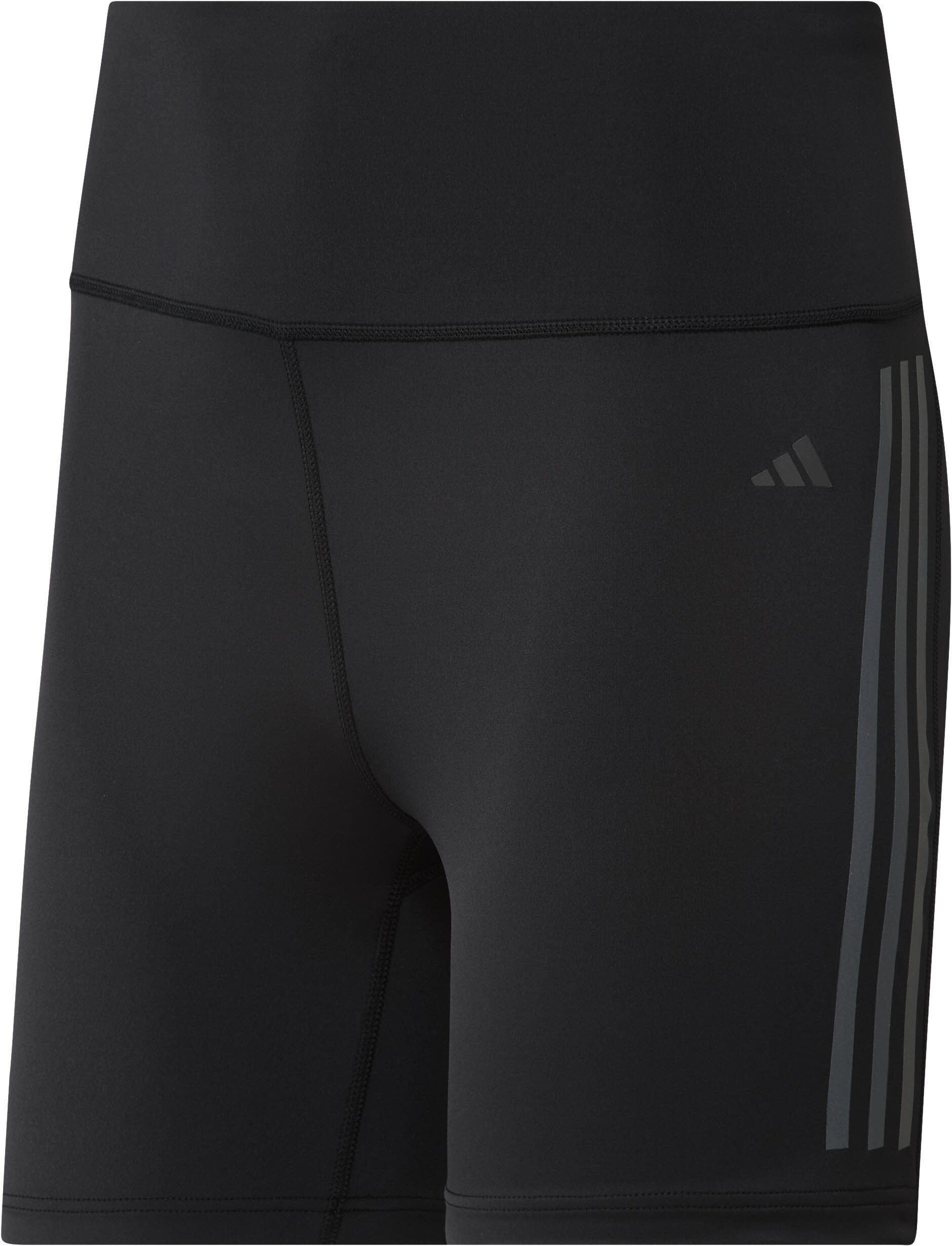 adidas DailyRun 3 Stripes 5 Inch Tight Damen Lauftight Leggings kurz Sporttights schwarz NEU
