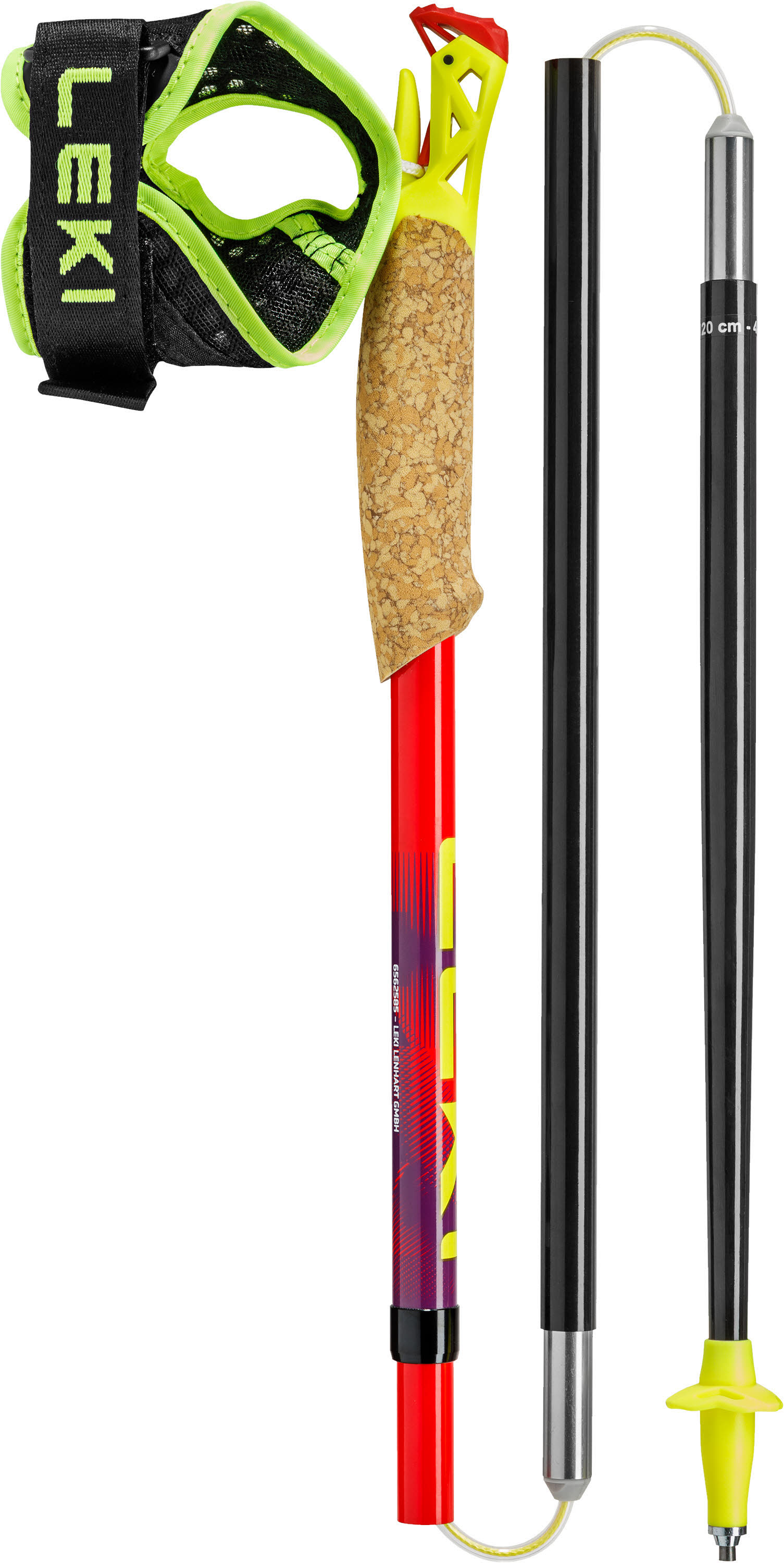 Leki Ultratrail FX.One Unisex Wanderstock rot/violett