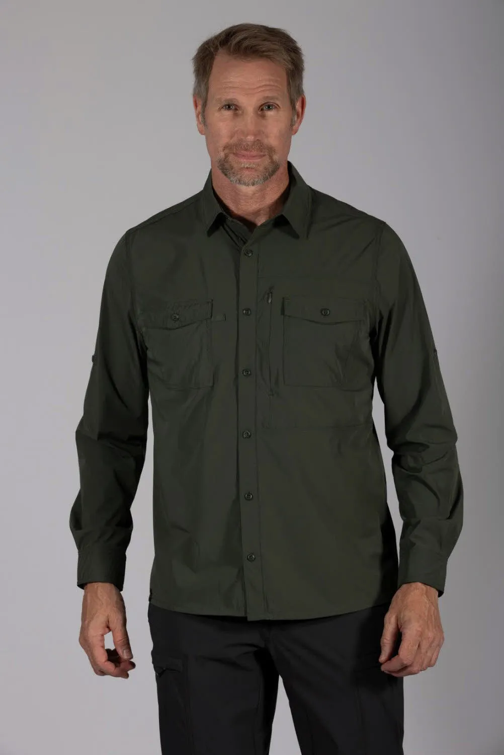 Maul Sport Andaluz UV50 - SP - 1/2 Herren Hemd kurzarm grün