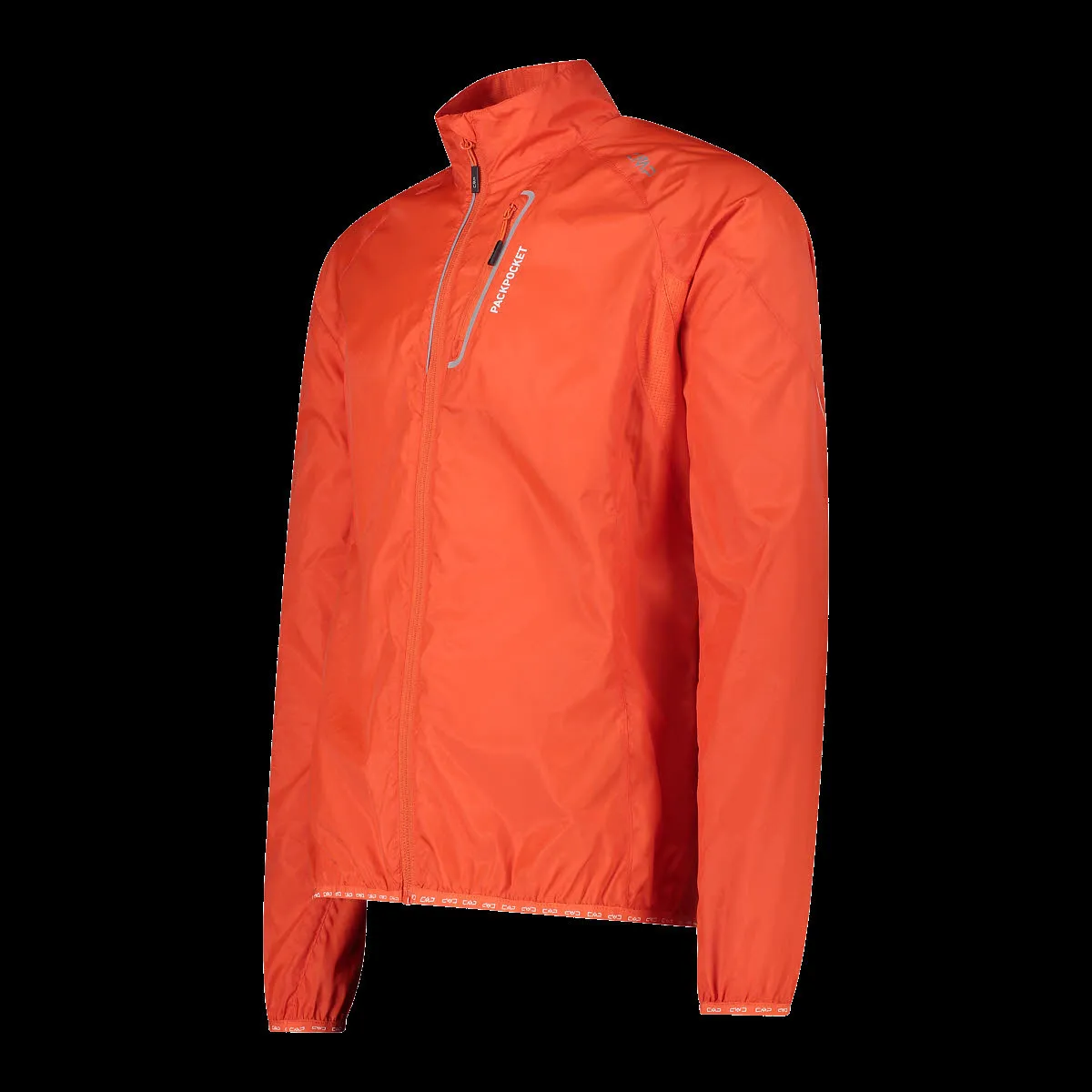 CMP Windjacke Laufjacke Herren orangerot