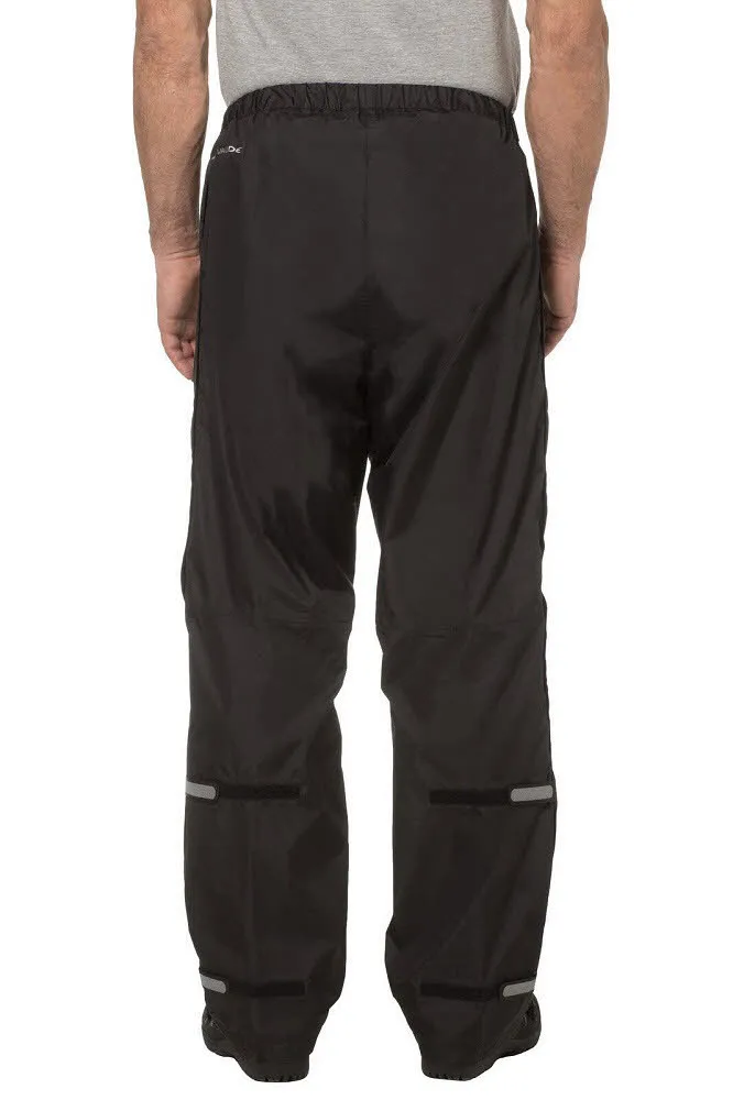 Vaude Fluid Full-Zip Pants II Herren Regenhose Multifunktionshose schwarz NEU