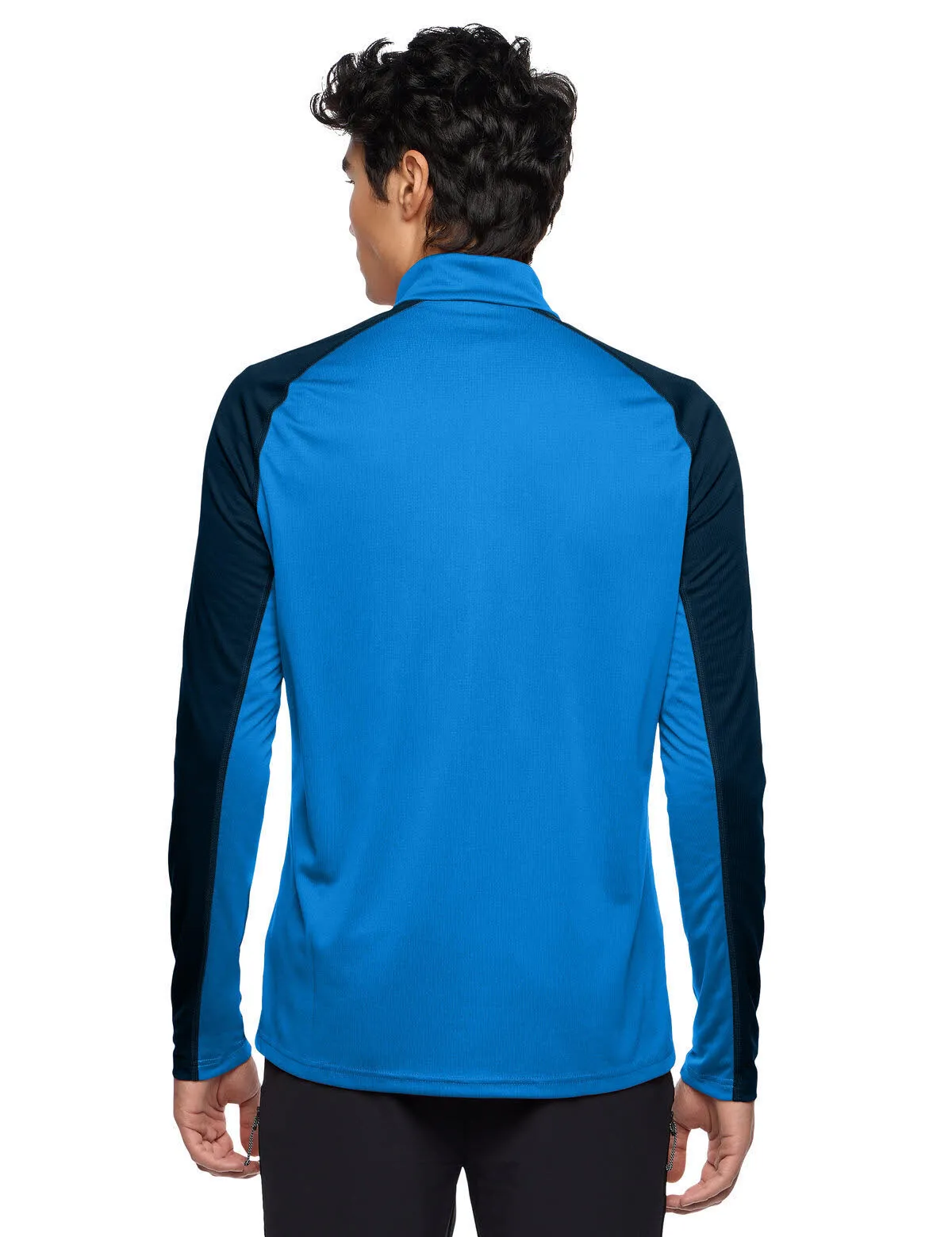 Vaude Larice Skirolli Funktionsshirt langarm Herren blau