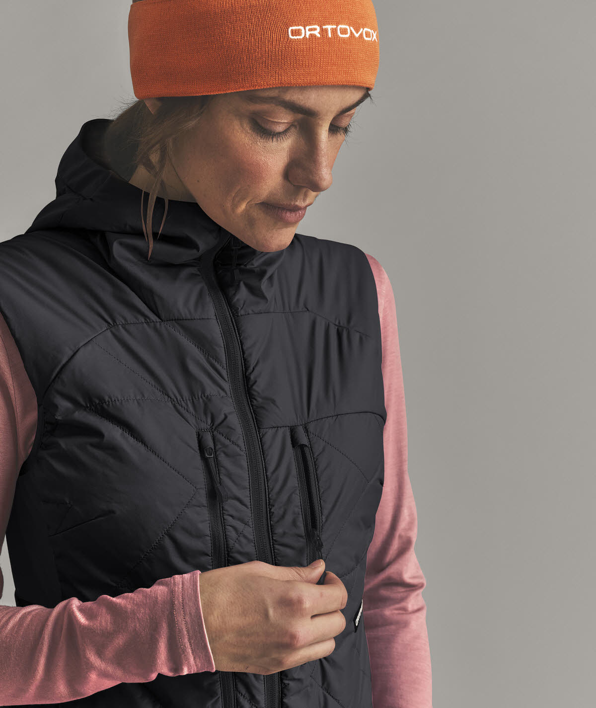 Ortovox VENET SWISSWOOL 60 VEST Damen Isolationsweste Outdoorweste schwarz