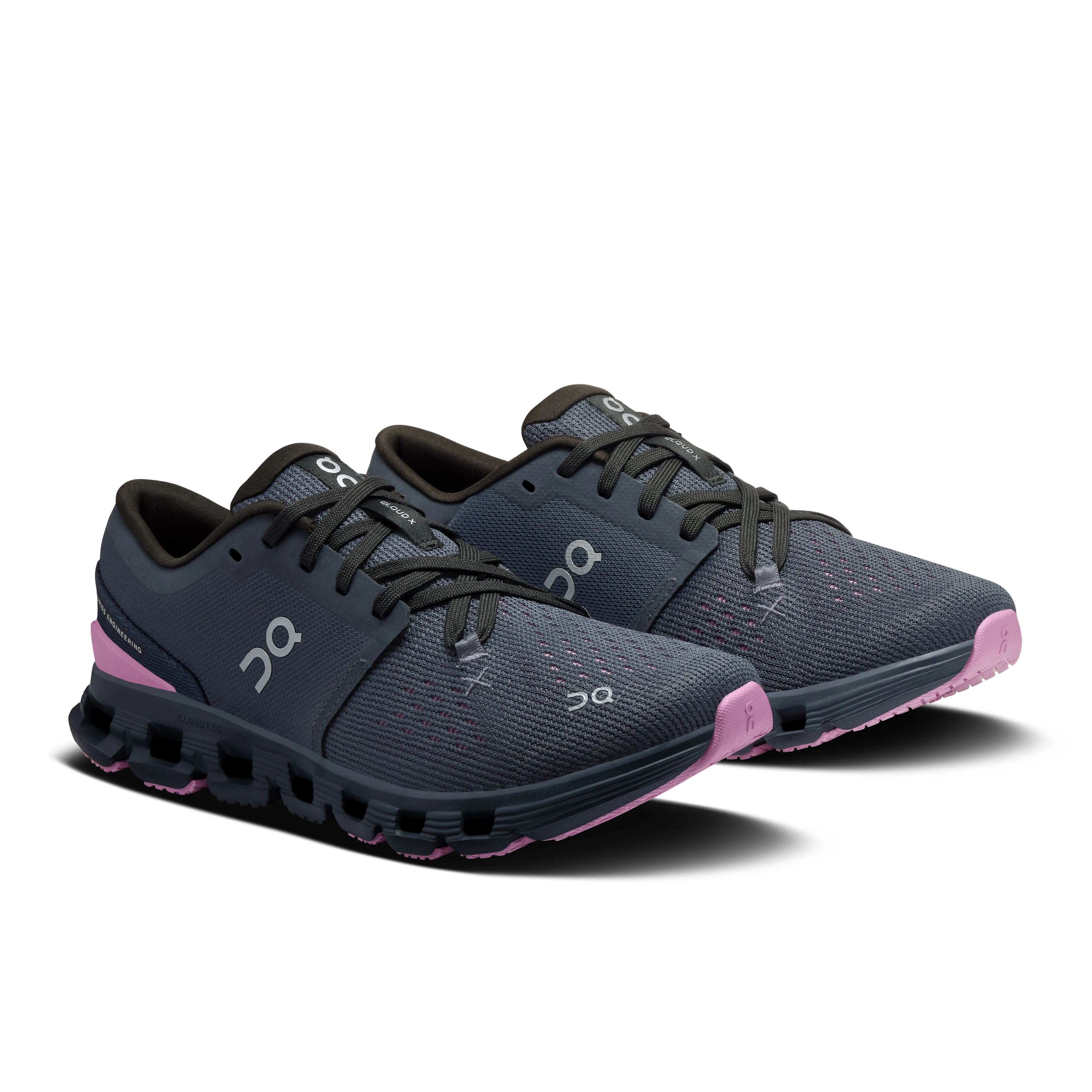 ON CLOUD X 4 Damen Sportschuhe Sneaker Low sportlich navy/sakura