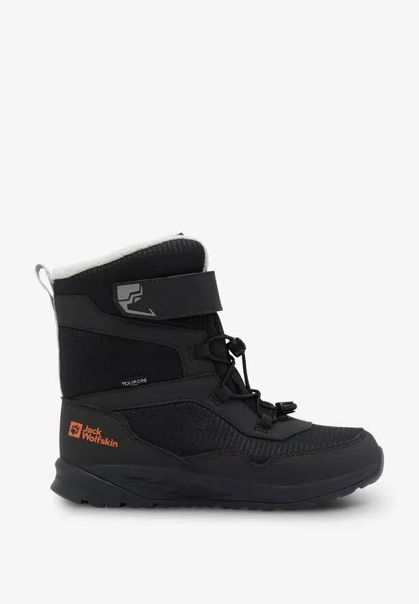 Jack Wolfskin Polar Bear High Winterstiefel Schnellschnürsystem Kinder schwarz