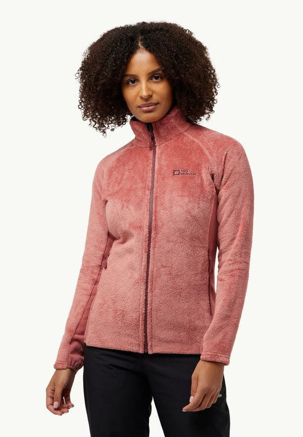 Jack Wolfskin Rotwand Fz W Fleecejacke Damen hellrot
