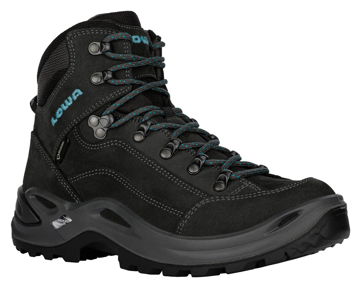 Lowa RENEGADE GTX MID Ws Trekkingschuhe Wanderschuhe Damen dunkelgrau