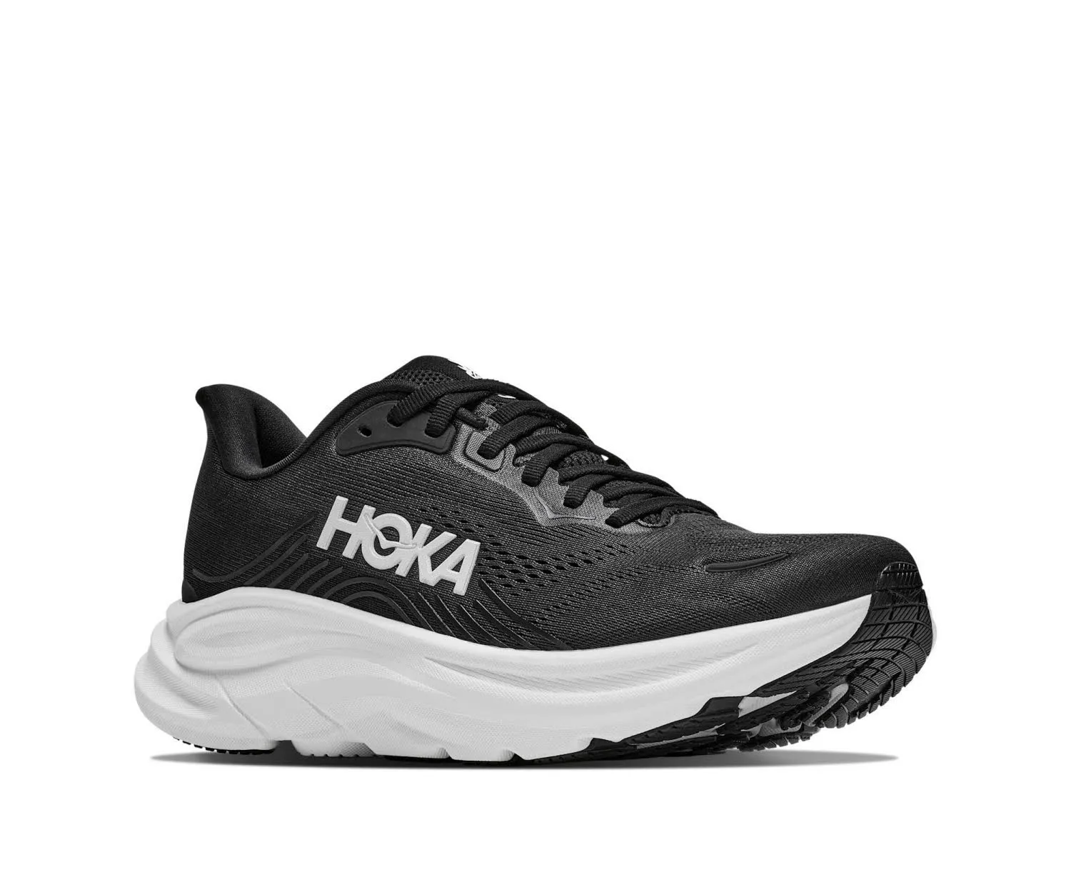 Hoka Clifton 11 Damen Laufschuhe Joggingschuhe schwarz/weiß