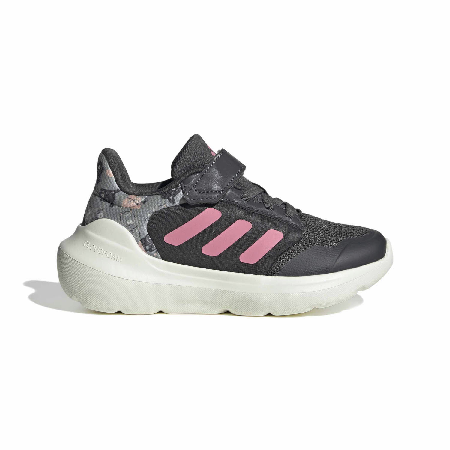 adidas Tensaur Run 3.0 EL Mädchen Sneaker Freizeitschuhe grau/weiß/pink