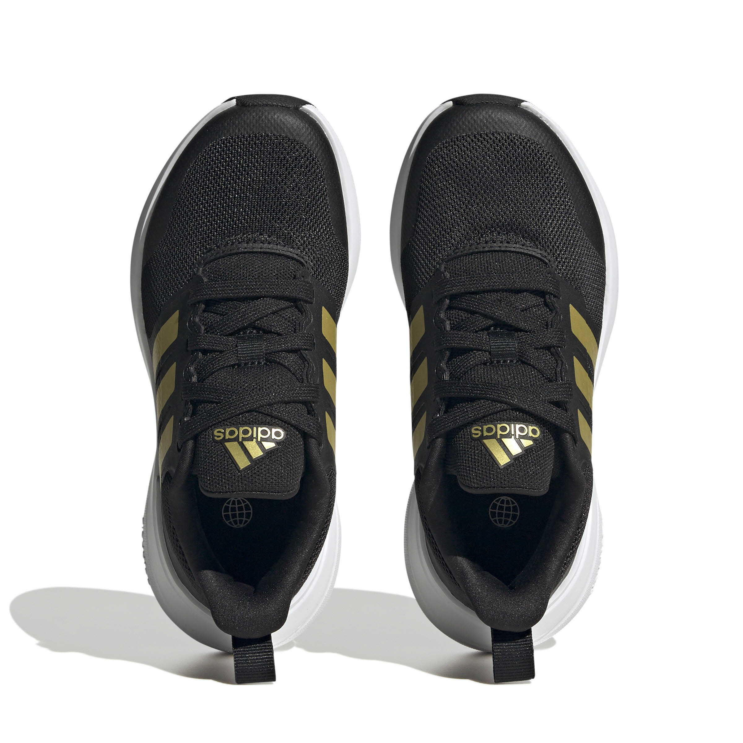 adidas FortaRun 2.0 Mädchen Sneaker Sportschuhe schwarz/gold
