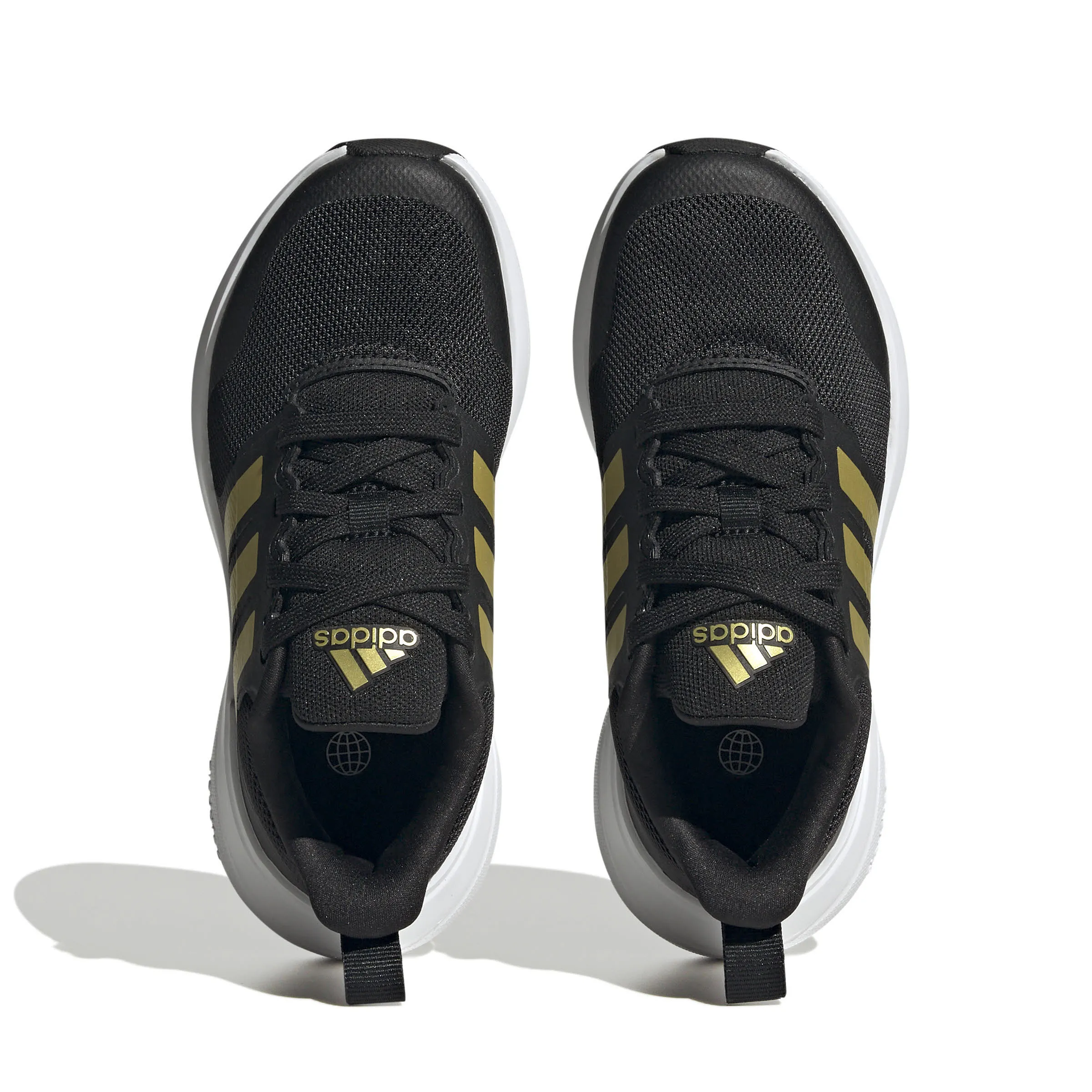 adidas FortaRun 2.0 Mädchen Sneaker Sportschuhe schwarz/gold