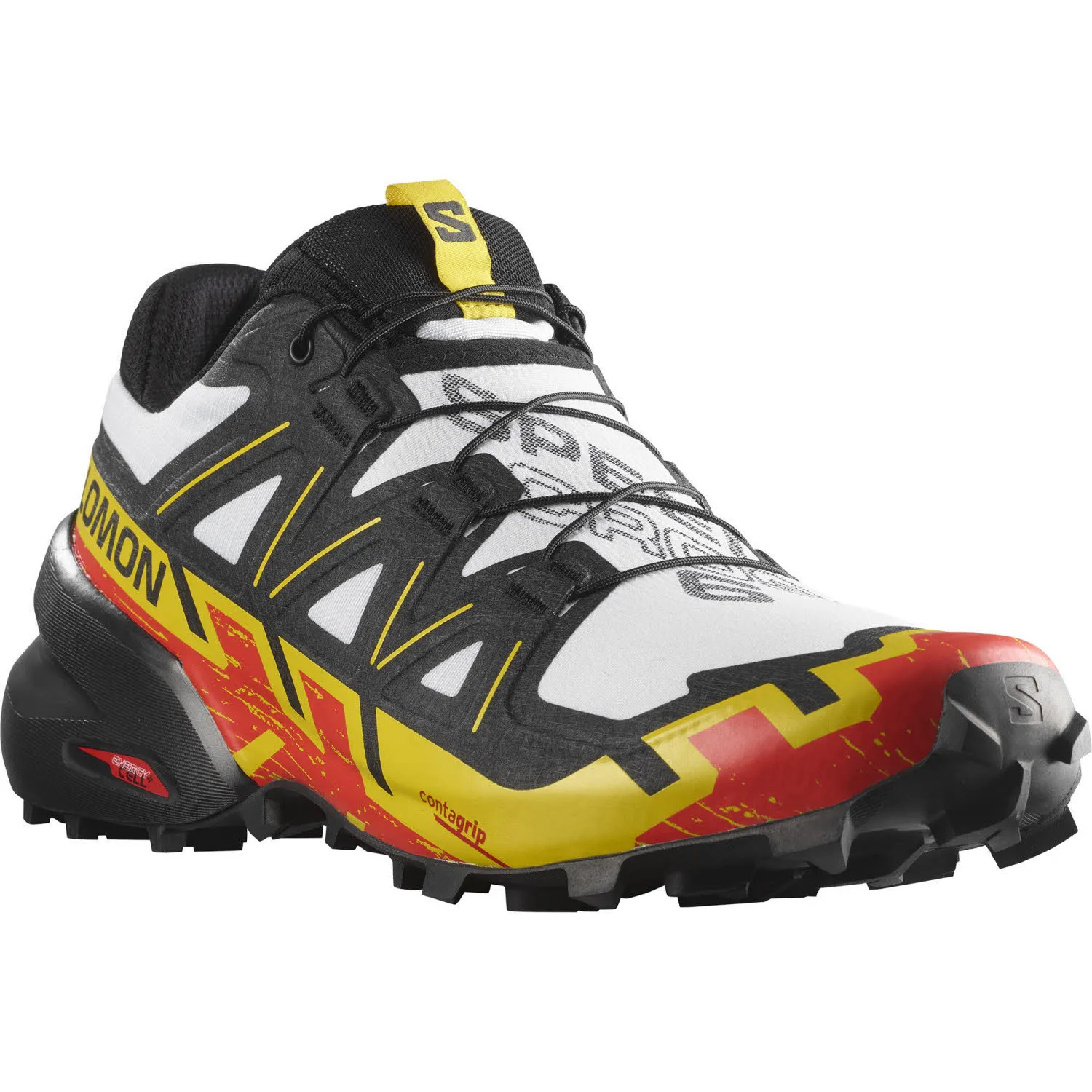 Salomon Speedcross 6 Trailrunning-Schuhe mit Quicklace Herren Multicolor
