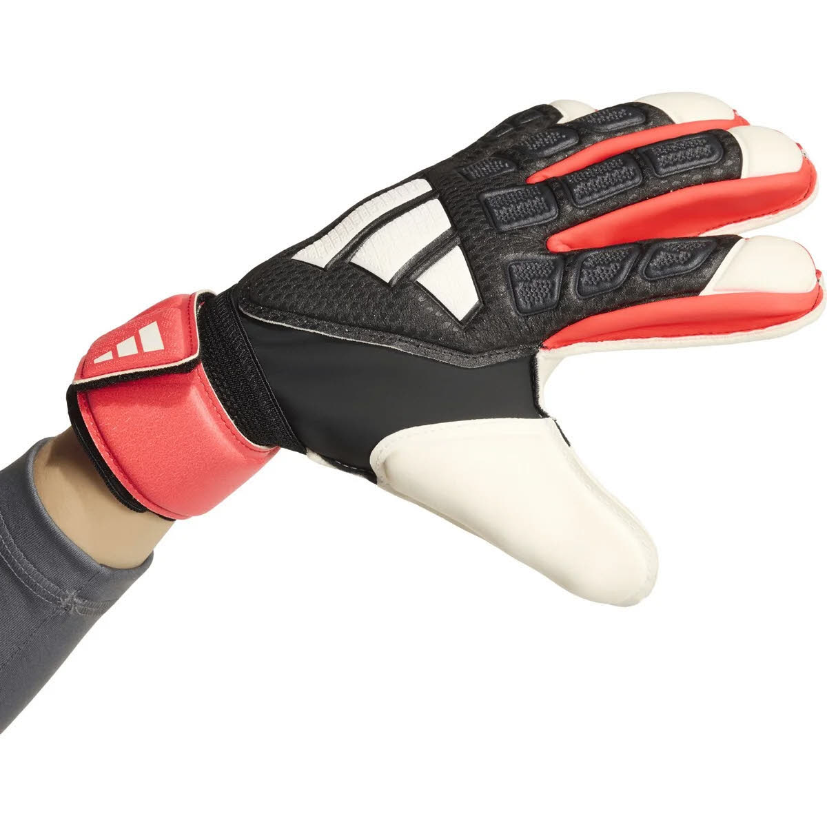 adidas PREDATOR MATCH FINGERSAVE Jr. Kinder Torwarthandschuhe schwarz