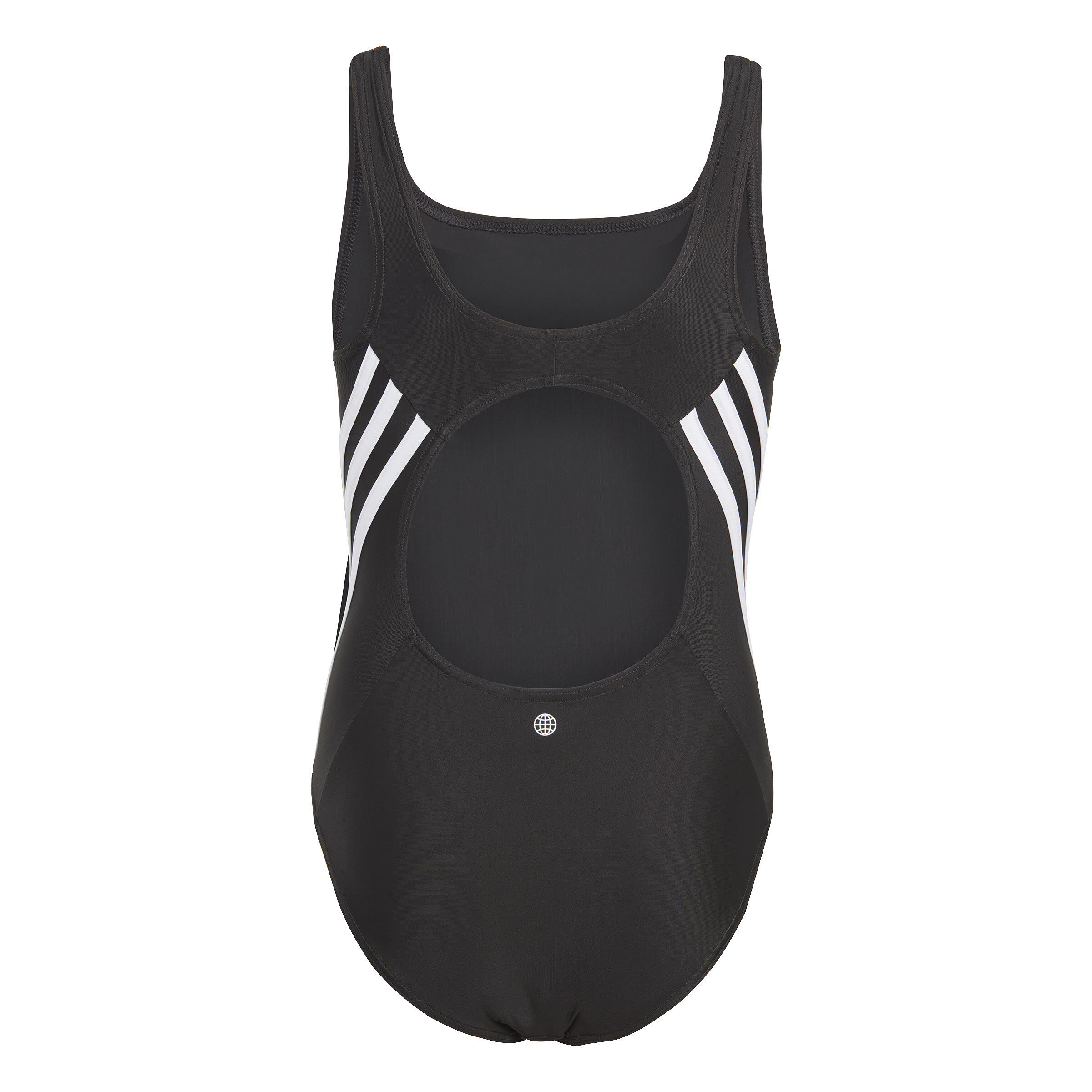 adidas 3-Streifen Badeanzug Schwimmanzug Kinder Mädchen schwarz