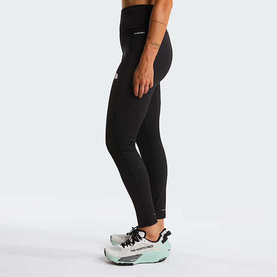 The North Face Lightbright Damen Sport-Leggings Running-Leggings schwarz