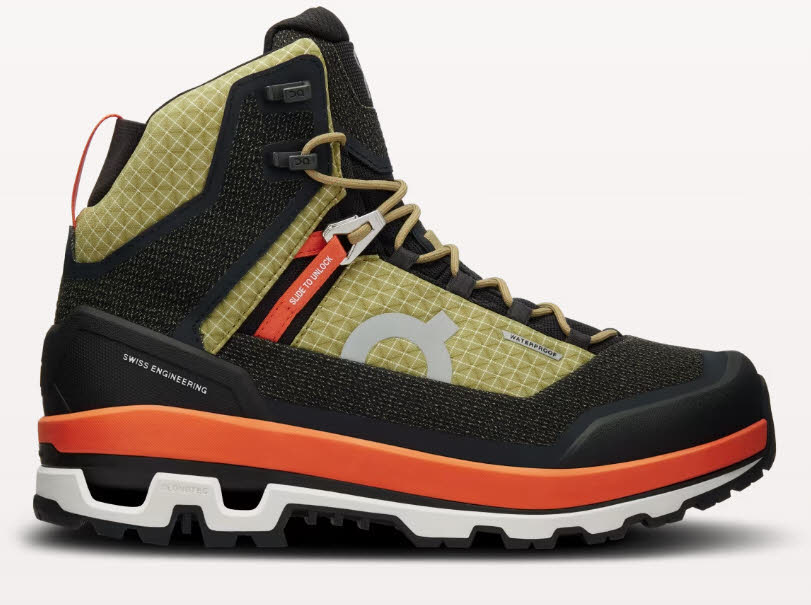 ON Cloudalpine Waterproof Damen Wanderschuhe Trekkingschuhe beige