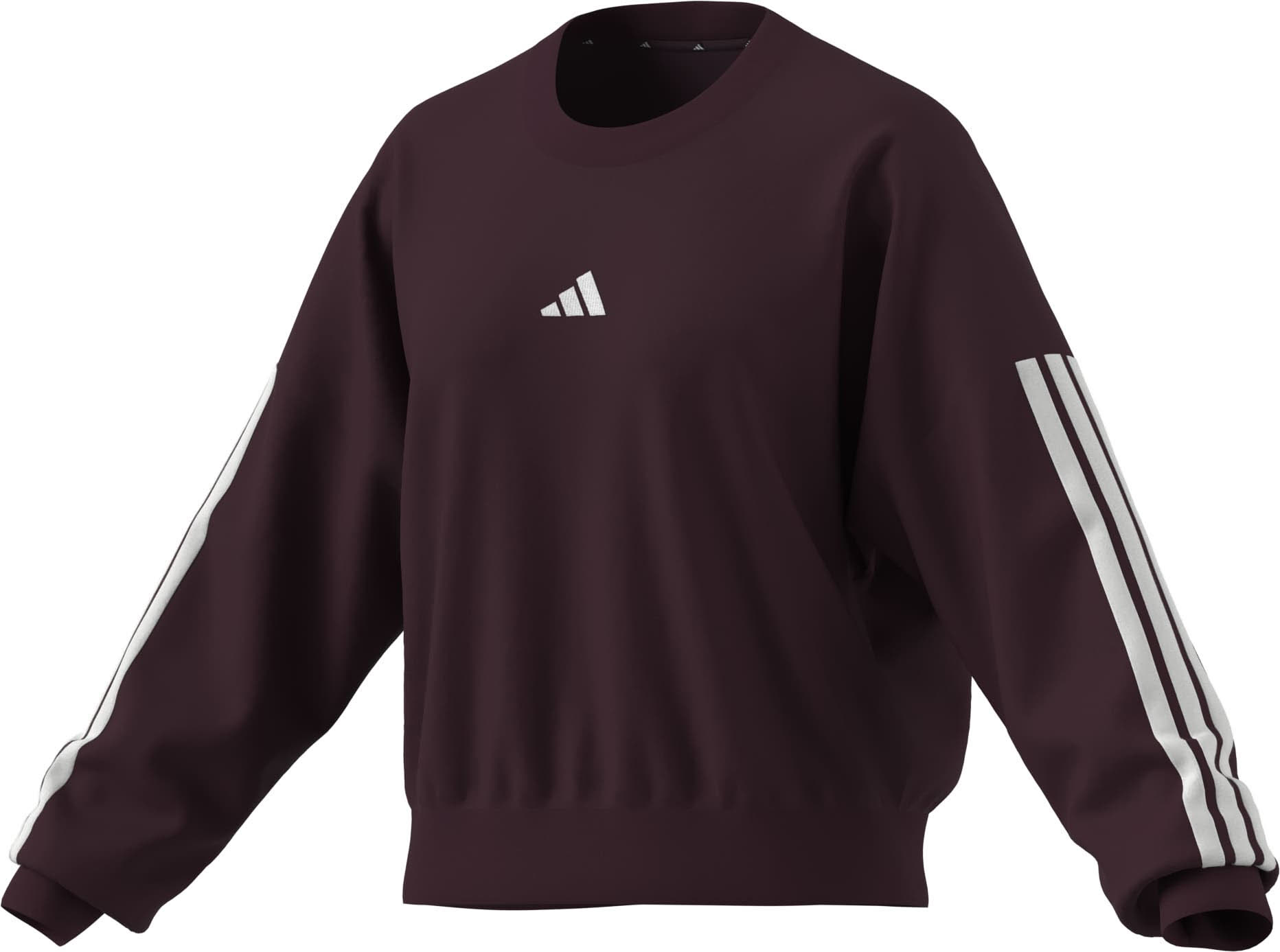adidas W 3S FT SWT Damen Sweatshirt schwarz