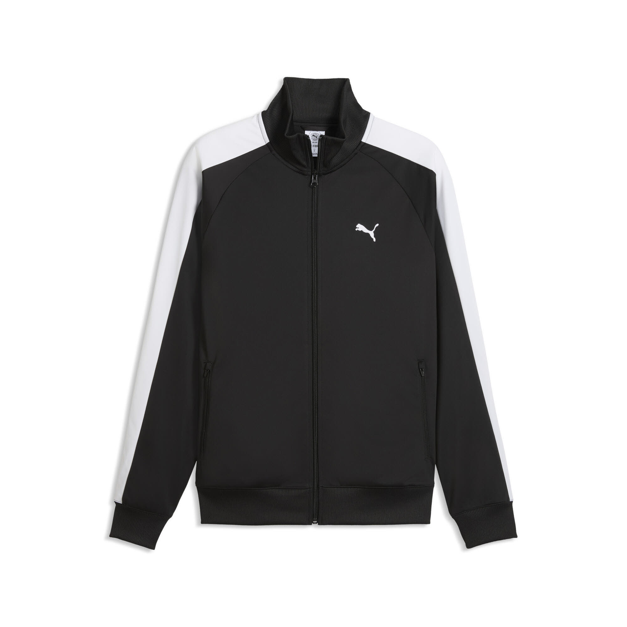 Puma T7 FOUNDATION Poly Track Jacket Herren Sweatjacke Trainingsjacke schwarz