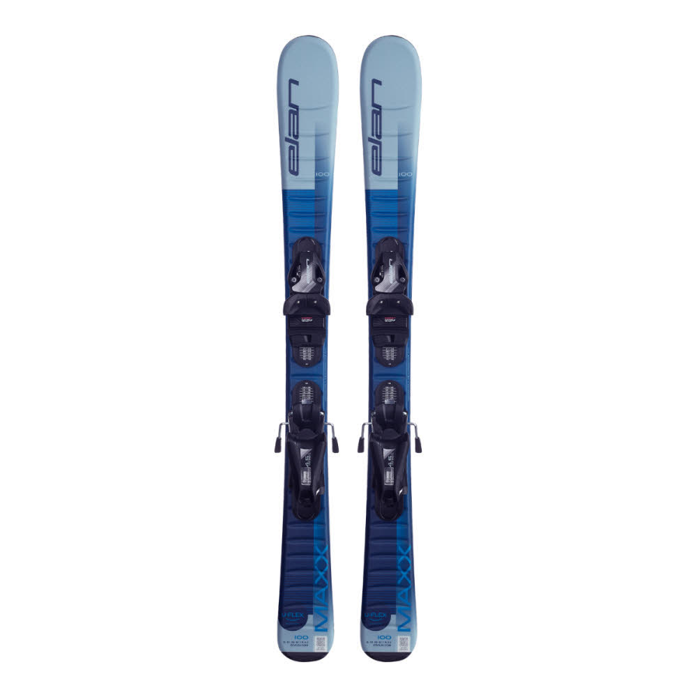 Elan MAXX BLUE JR SHIFT + EL 4.5 GW Kinder Ski Einsteiger 25/26 blau