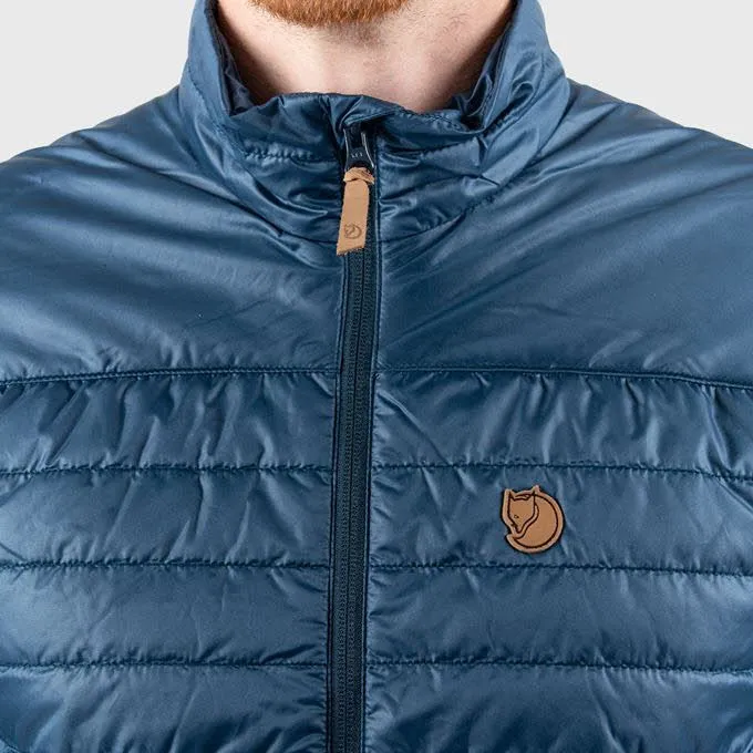 Fjällräven Padded Herren Outdoor Wander Jacke Schwarz NEU