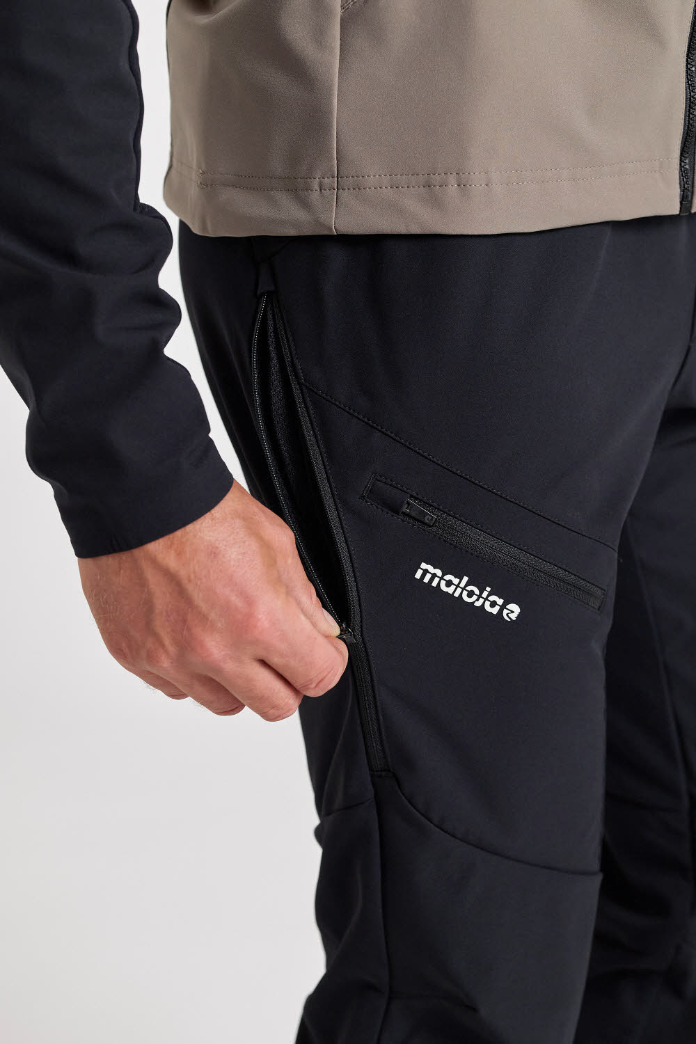 Maloja MarcusM Herren Wanderhose Trekkinghose schwarz