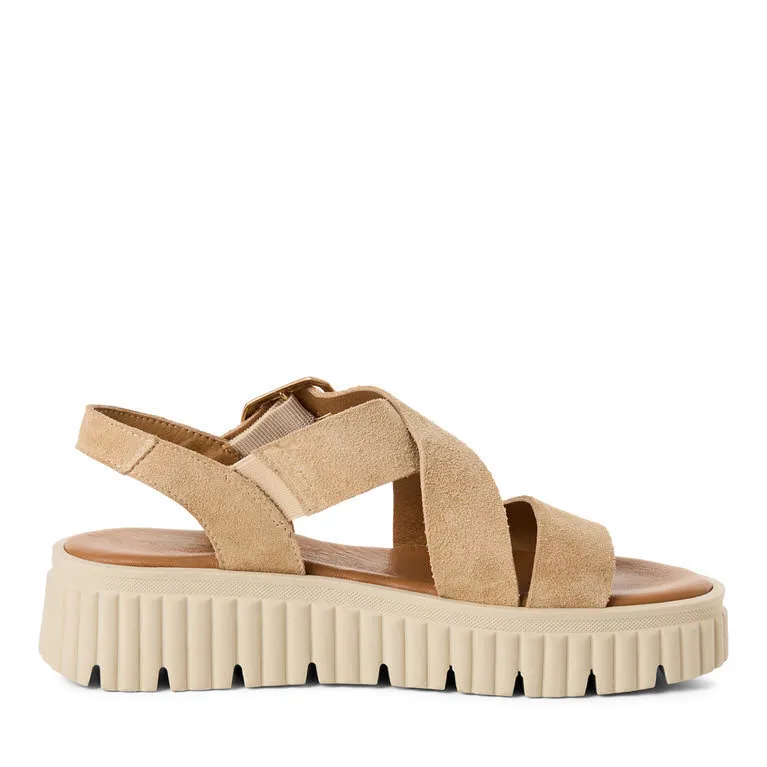 Tamaris Damen Sandale beige