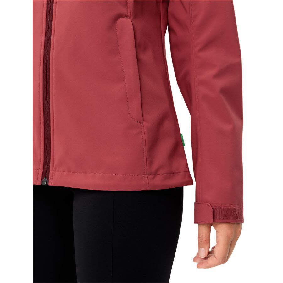 Vaude Hurricane IV Softshelljacke Damen Wanderjacke rot