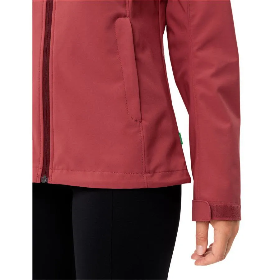 Vaude Hurricane IV Softshelljacke Damen Wanderjacke rot