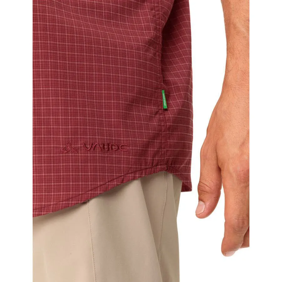 Vaude Seiland IV Herren Shirt Hemd Karohemd rot