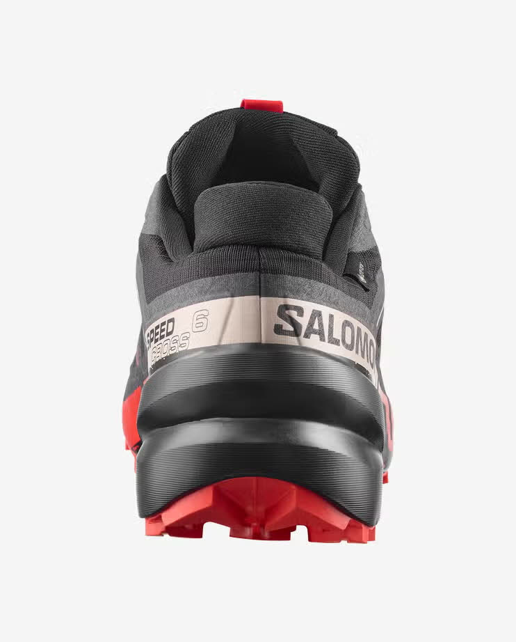 Salomon SPEEDCROSS 6 GTX Herren Trailrunningschuhe Laufschuhe schwarz/rot
