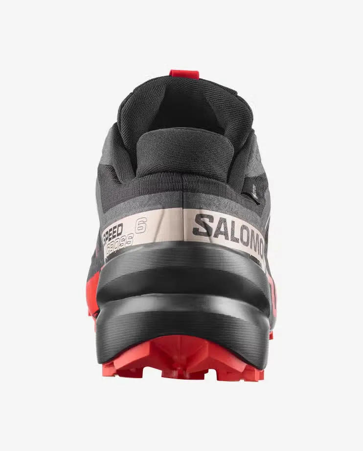 Salomon SPEEDCROSS 6 GTX Herren Trailrunningschuhe Laufschuhe schwarz/rot