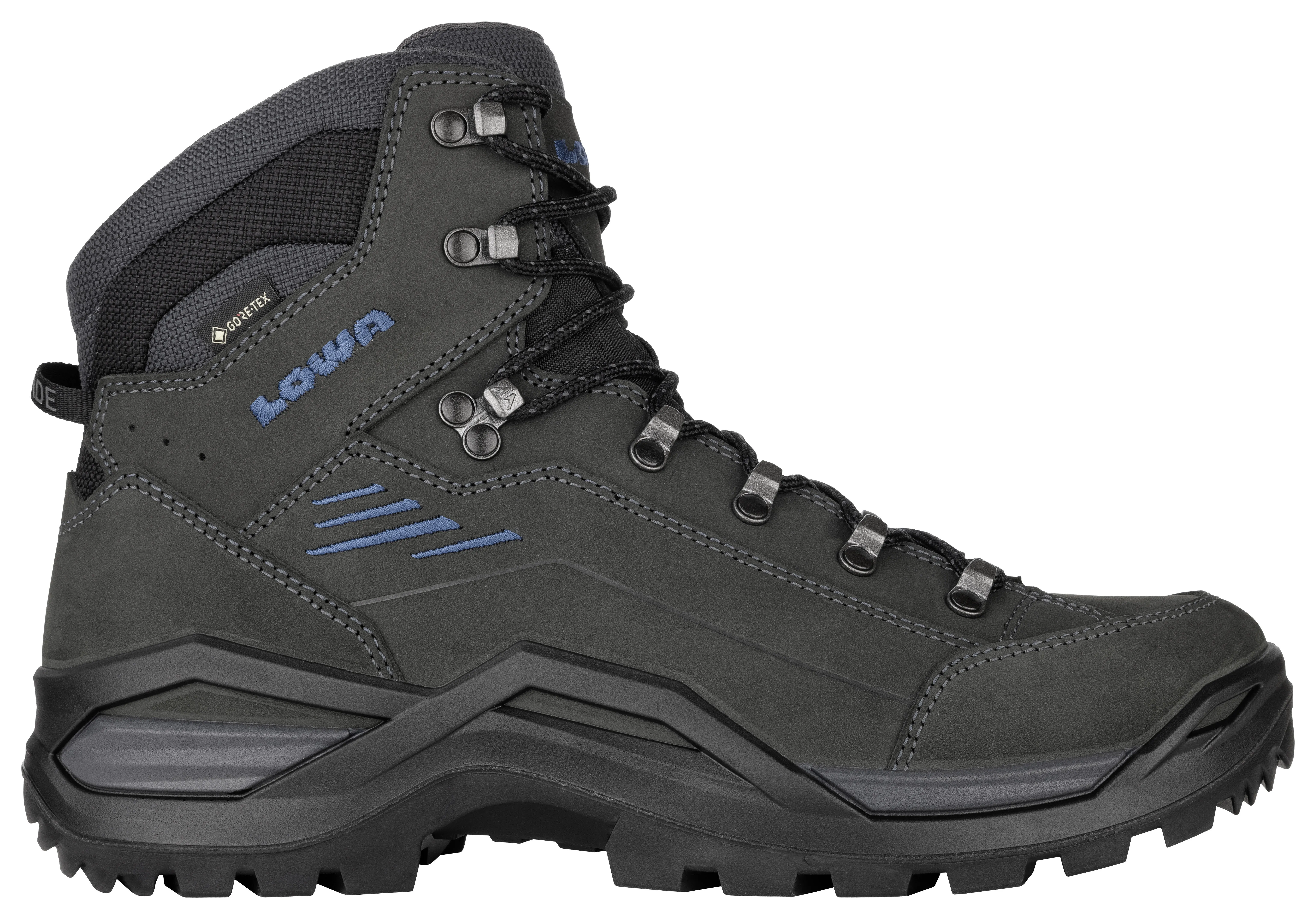 Lowa RENEGADE EVO GTX MID Herren Wanderschuhe Trekkingschuhe anthrazit/stahlblau