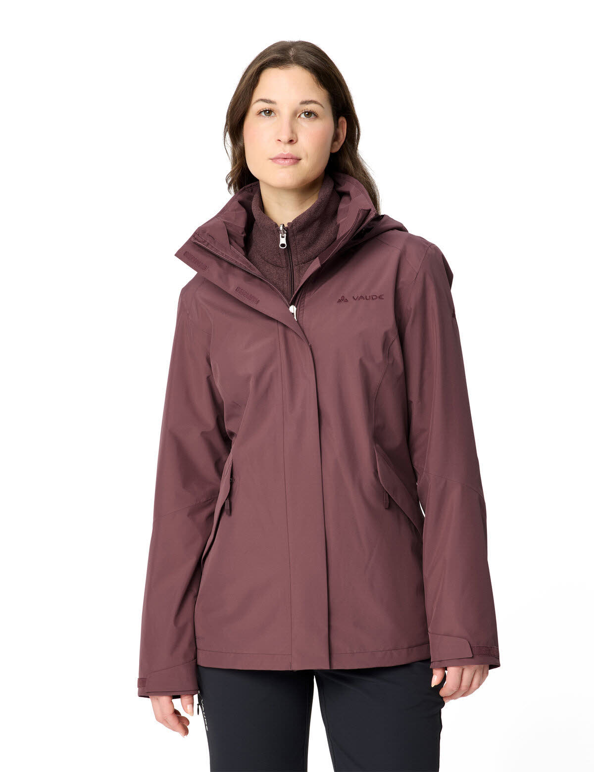 Vaude Rosemoor 3in1 Jacket II Kombijacke Outdoorjacke ruby dusk