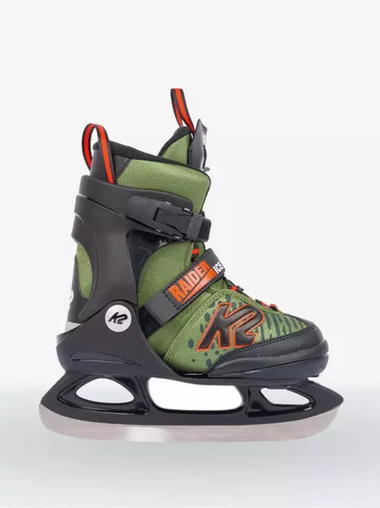 K2 Raider Ice Jungen Eislaufschuhe Schlittschuhe grün