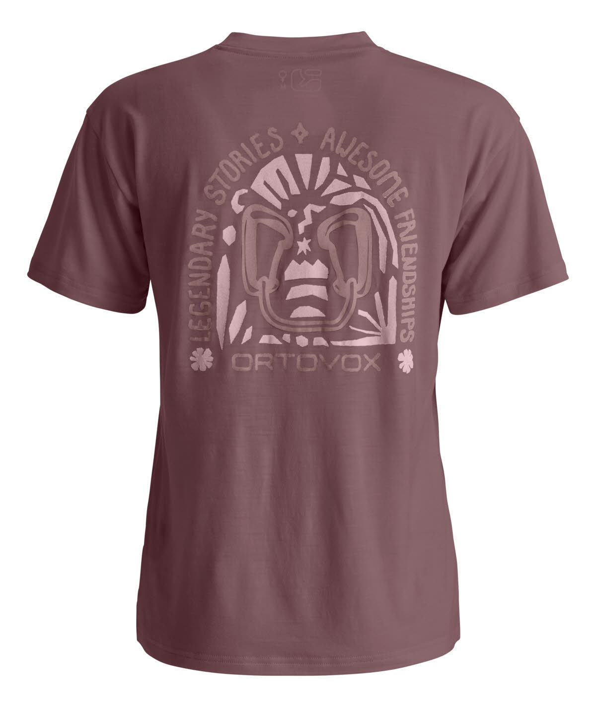 Ortovox DA 150 COOL CLIMBING VIBES TS W Damen T-Shirt Funktion chestnut