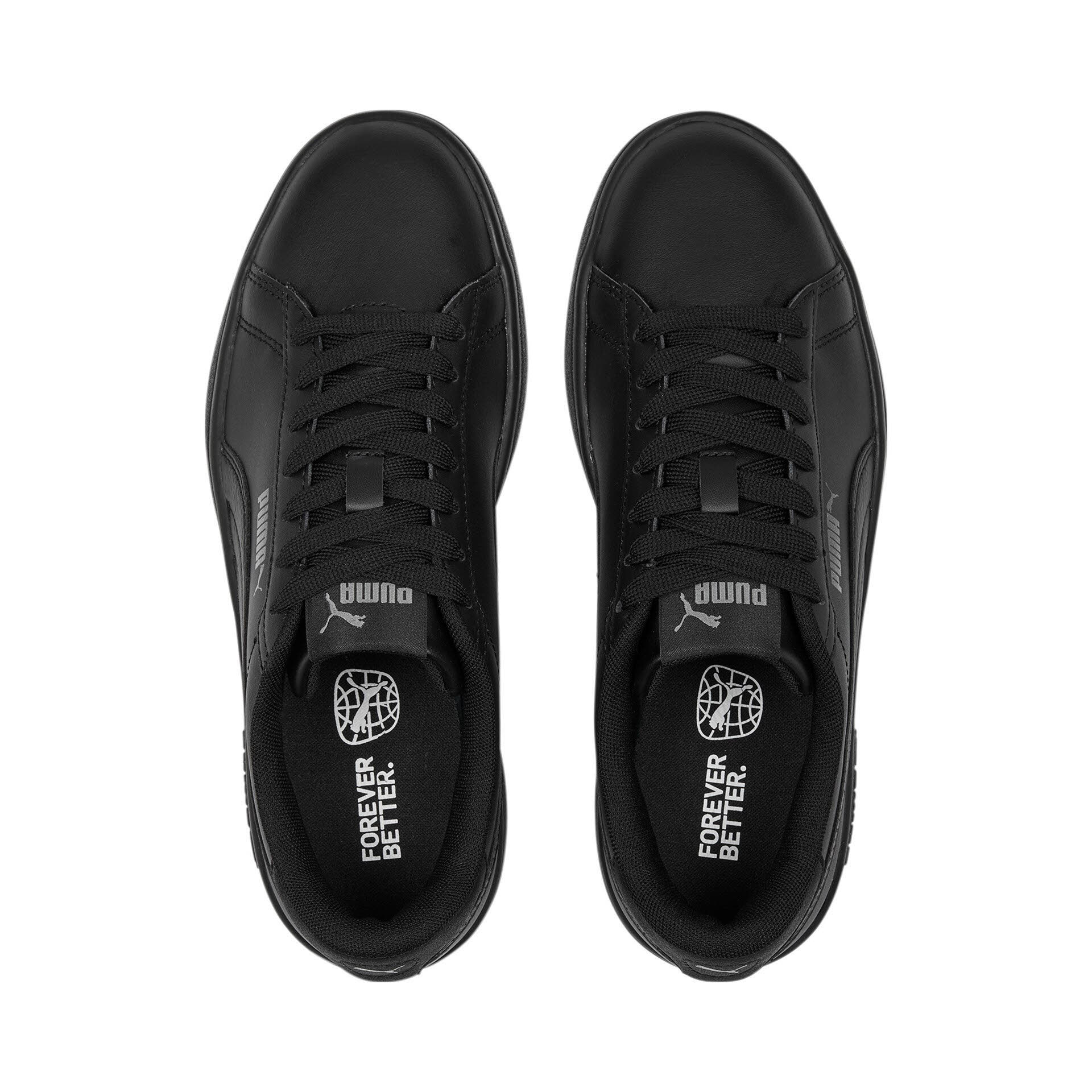 Puma Smash 3.0 Jungen Sneaker Freizeitschuhe schwarz