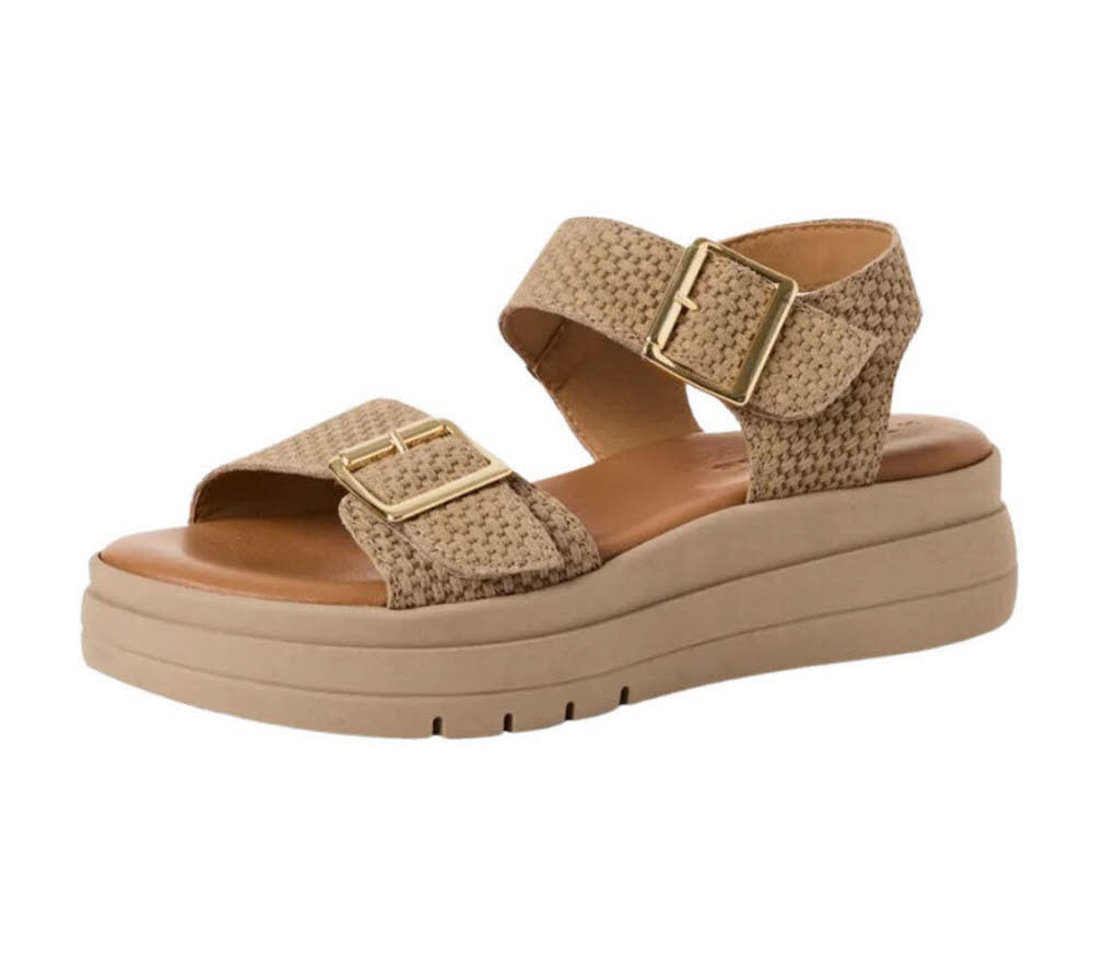Tamaris Damen Sandalen Pantolette braun