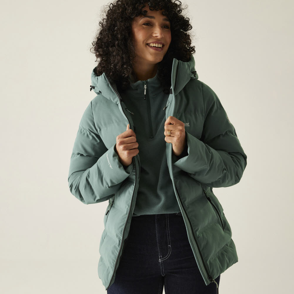 REGATTA Altoro Thermal-Steppjacke Damen grün