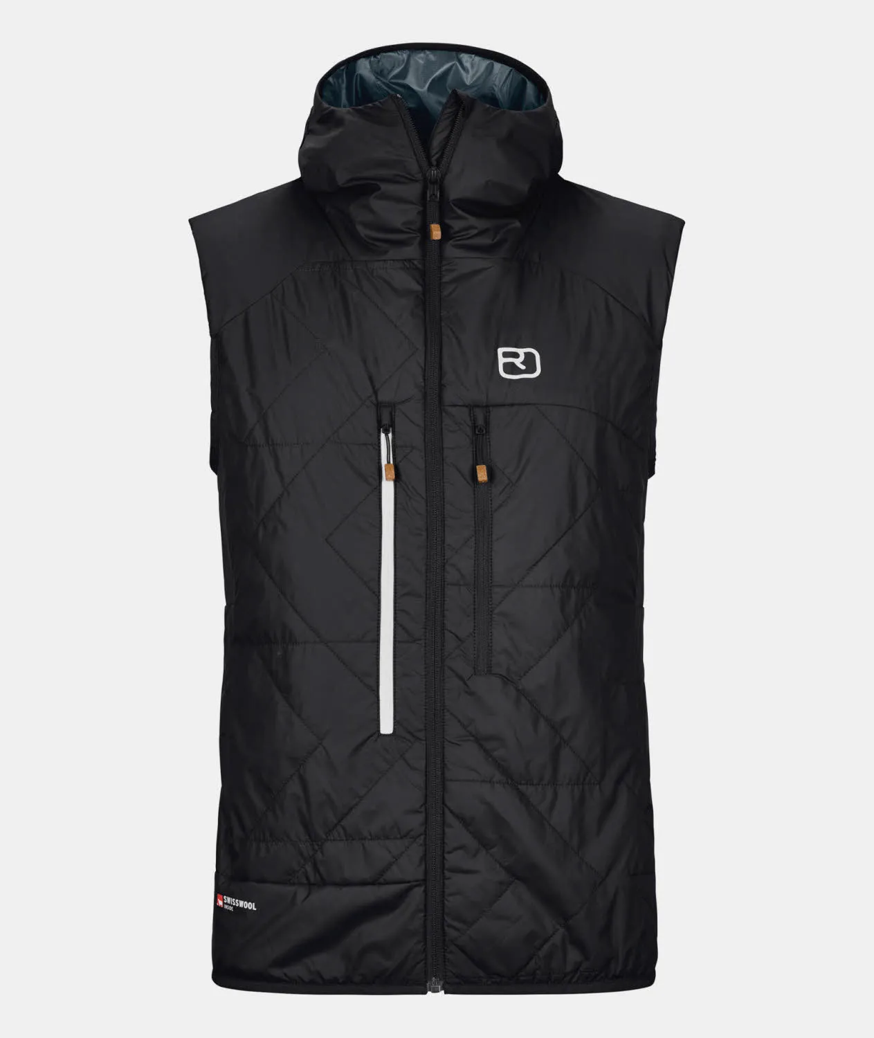 Ortovox Swisswool Piz Boe Herren Isolationsweste Wanderweste schwarz