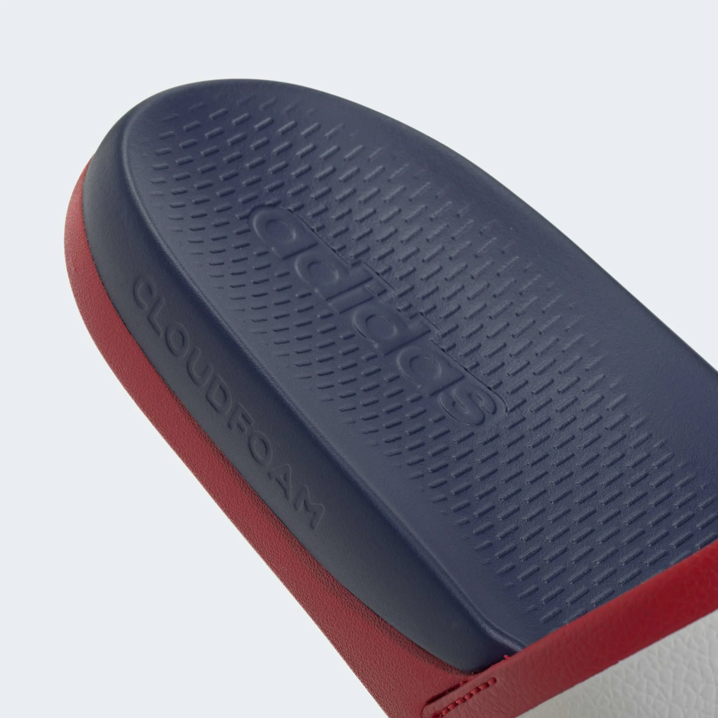 adidas ADILETTE COMFORT 2.0 Unisex Badelatschen rot/weiß/blau