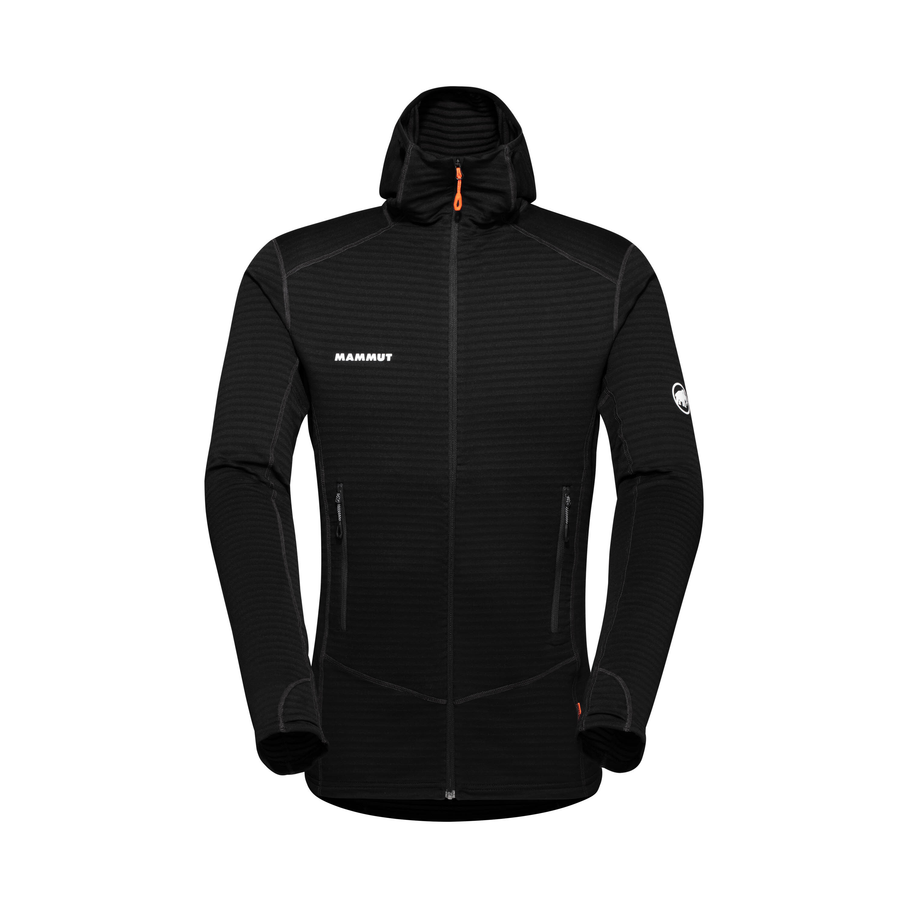 Mammut Taiss Light ML Hooded Jacket Fleecejacke Leicht Warm Herren Schwarz