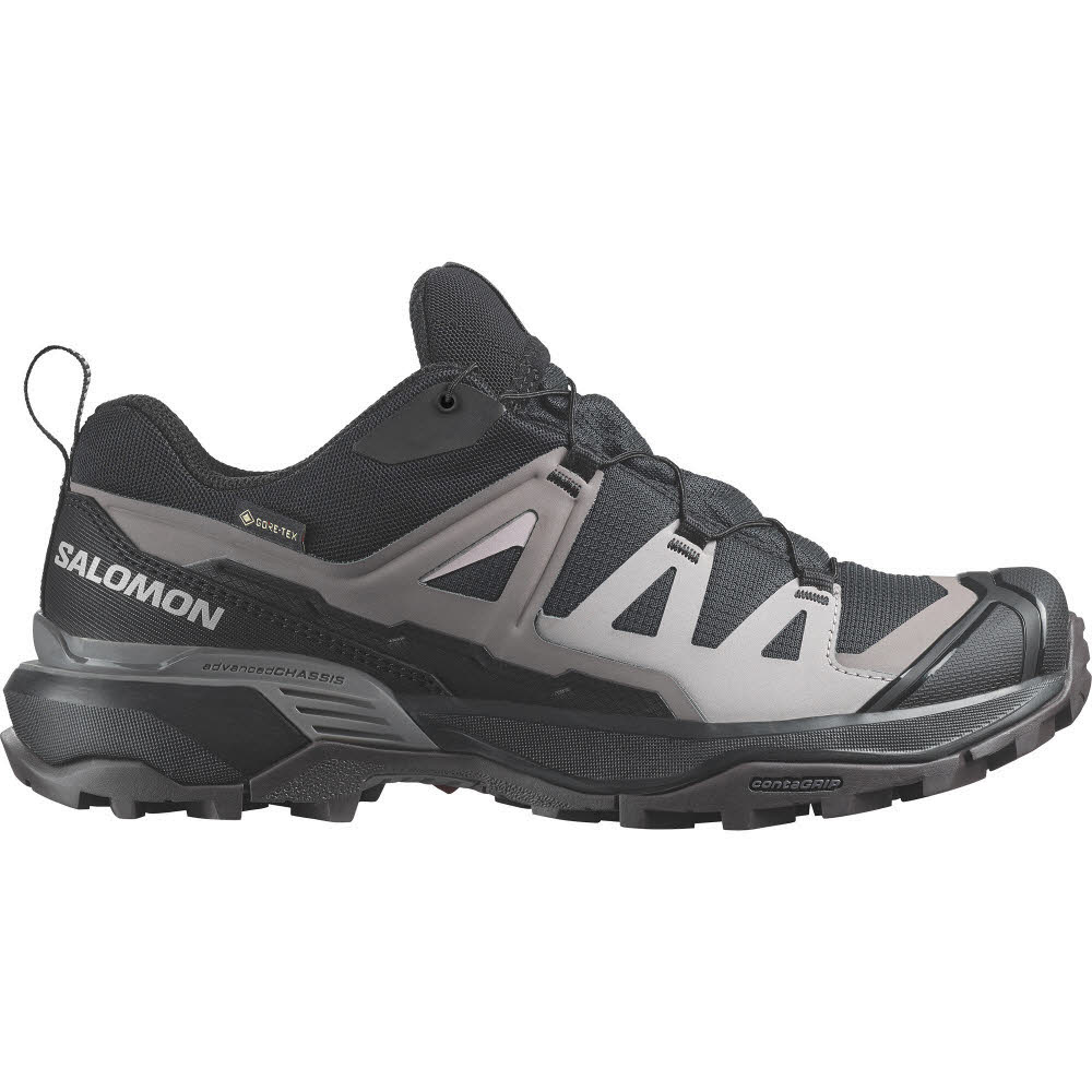 Salomon X ULTRA 360 GTX W Damen Wanderschuhe Trekkingschuhe Low schwarz