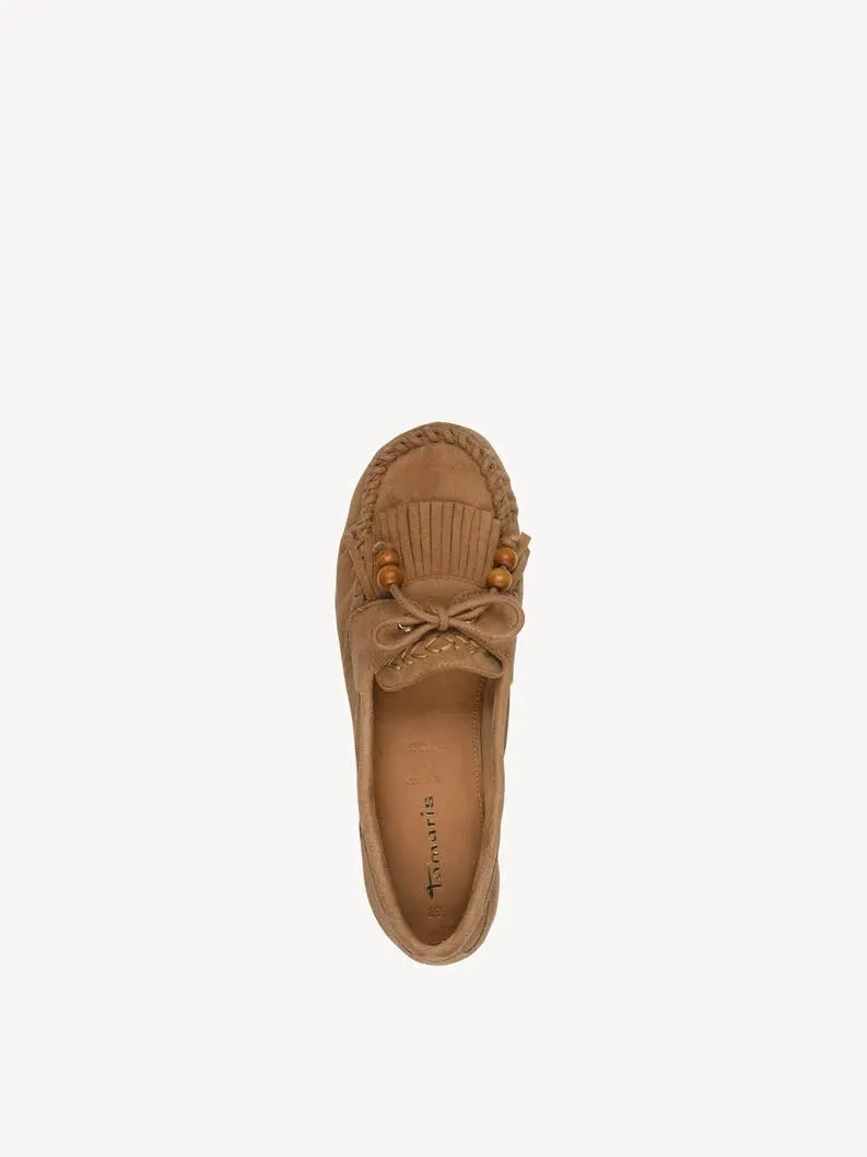 Tamaris Moccassin mit runder Schuhspitze und Lowcut-Form